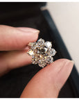 Sunflower by Harry Winston, Large Diamond Ring cheap best price engagement rings wedding