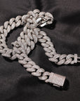 14mm rounded bubble cuban links necklace/bracelet chain 3D diamons vvs ifandco shopgld