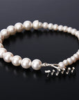 WILL SHOTT Split-Pearl Bracelet black agate pearl will shott willshott.com NYC