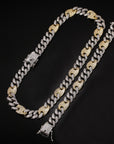 gucci link gg cuban link combo necklace chain diamond gold vvs ifandco shopgld travis scott migos