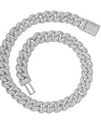 14mm rounded bubble cuban links necklace/bracelet chain 3D diamons vvs ifandco shopgld