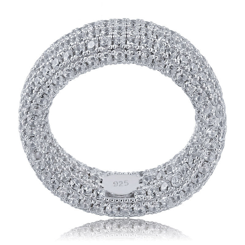 925 vermil gold silver engagement ring harry winston free shipping vvs diamond