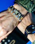 EYEFUNNY smiling face bangle bracelet smiley diamond vvs アイファニー POGGY KIM JONES VIRGIL JBALVIN