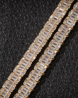 halo iced baguette travis chain canary diamond necklace chain bracelet cheapest asap rocky vlone