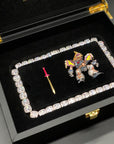 fully iced Mashin Hero Wataru Ryujinmaru fully iced and glow in the dark pendant necklace diamond chain set
