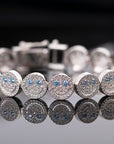 EYEFUNNY smiling face bangle bracelet smiley diamond vvs アイファニー POGGY KIM JONES VIRGIL JBALVIN