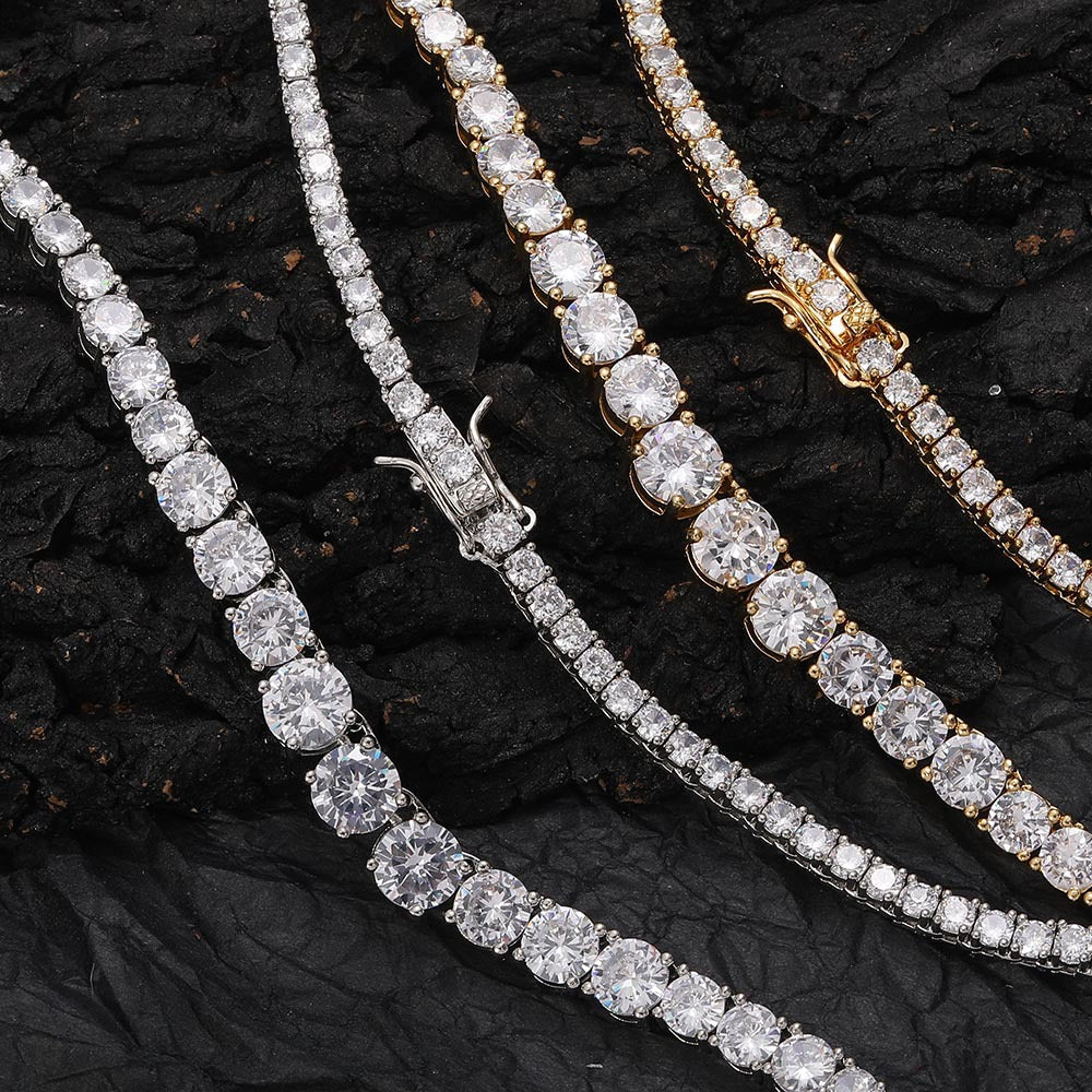 multi size diamond white tennis links necklace choker hip hop jewelry gld shop icebox ifandco gold gods diamond buy celebrity jewelry accessories