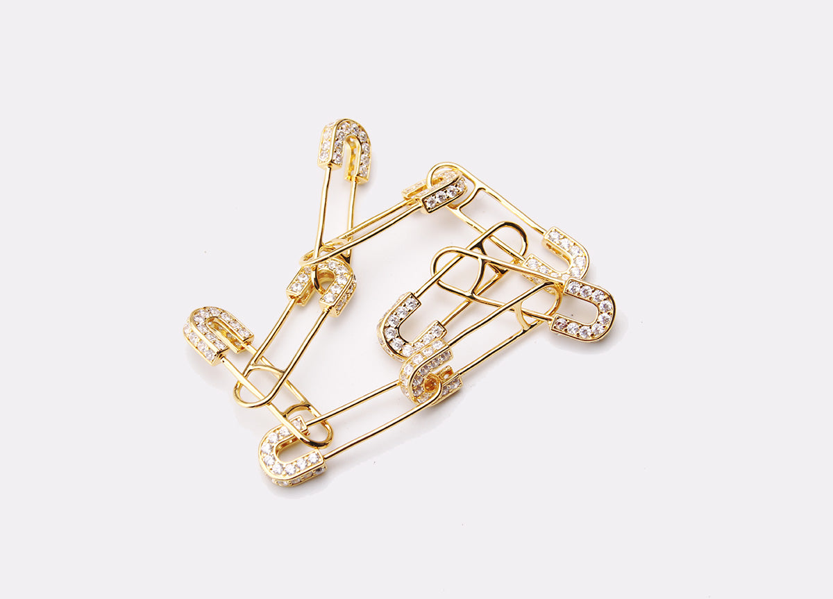 EYEFUNNY アイファニー Diamond safetypin bracelet necklace diamond poggy jbalvin kim jones clot poon
