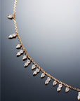 Kylie Jenner Tiffany diamonds dangling choker chain necklace
