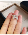 asap rocky pear diamond ring unique three stone engagement ring jeweler vvs 