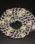 gucci link gg cuban link combo necklace chain diamond gold vvs ifandco shopgld travis scott migos