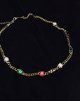 Infinity stone cuban link necklace chain Pharrell jacob & co diamonds necklace grill gemstone rare