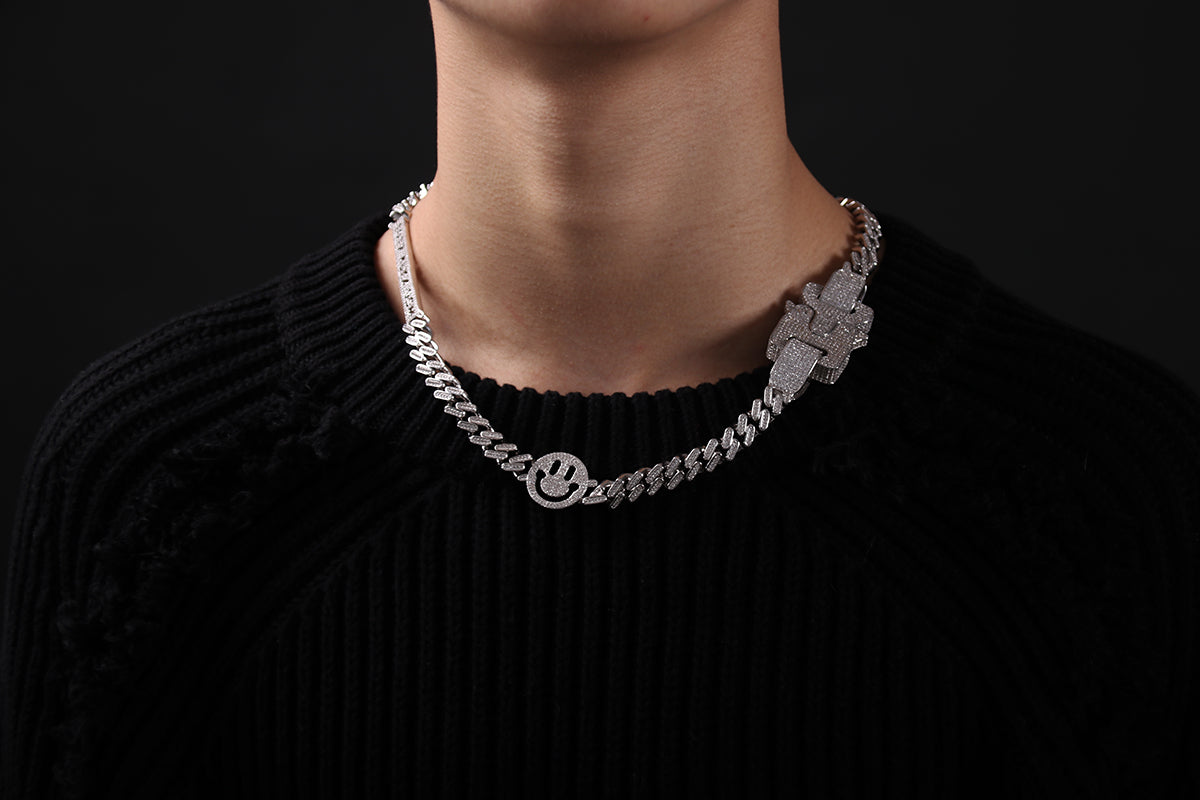 fully iced diamond Hero necklace choker 1017 ALYX 9SM asap rocky kanye west 