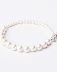 WILL SHOTT Split-Pearl Bracelet black agate pearl will shott willshott.com NYC