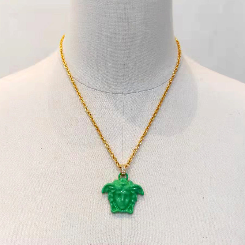 Versace Women's Pink Medusa Pendant Necklace - Lyst Medusa Pendant Necklace Buy Versace Women's Pink Medusa Pendant Necklace. Similar products also available. SALE now on!