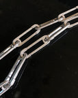 Safety pin pave bracelet - Yellow Gold