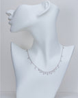 Kylie Jenner Tiffany diamonds dangling choker chain necklace