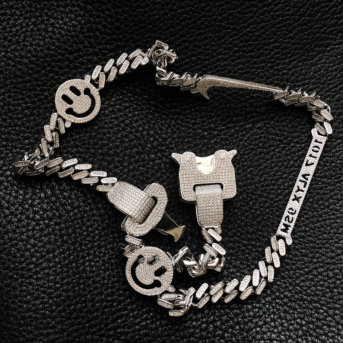 fully iced diamond Hero necklace choker 1017 ALYX 9SM asap rocky kanye west 
