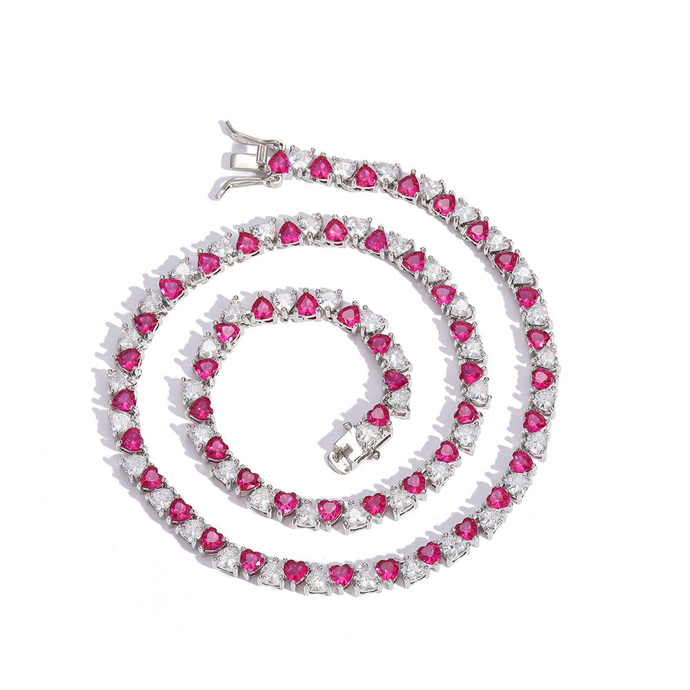 Harry Winston heart gemstone diamond tennis link rainbow multicolored frank ocean kandi man blonded instagram flower bracelet diamond rave bracelet daisy Homer Drake Kanye West