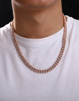6mm cuban link necklace chain diamond ankle chain hip hop rapper jewelers ifandco cardib megan fashion nova  hip hop jewelry