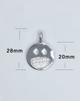 Smiley face iced grillz