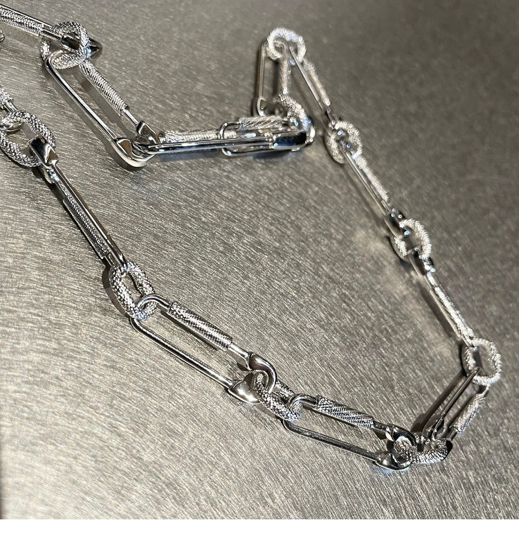 paper clip links jacob &amp; co virgil abloh offwhite alike necklace chain link diamond travis scott silver white gold buy