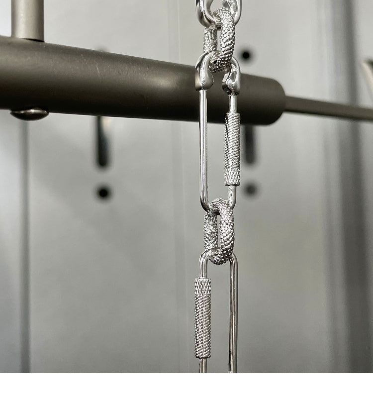 paper clip links jacob &amp; co virgil abloh offwhite alike necklace chain link diamond travis scott silver white gold buy