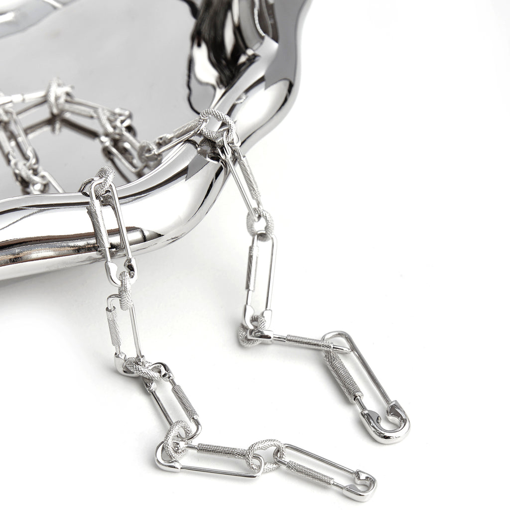 paper clip links jacob & co virgil abloh offwhite alike necklace chain link diamond travis scott silver white gold buy