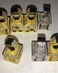 affordable hip hop custom jeweler iced out baby block letter pendant necklace chain shopgld