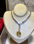 Beyoncé's Tiffany & Co diamond necklace is worth $30 million harpersbazaar.com tiffany yellow diamond necklace beyonce' from The 128-carat yellow diamond was worn by Hepburn during the Breakfast At Tiffany's press tour in 1961, and was seen again on Lady Gaga