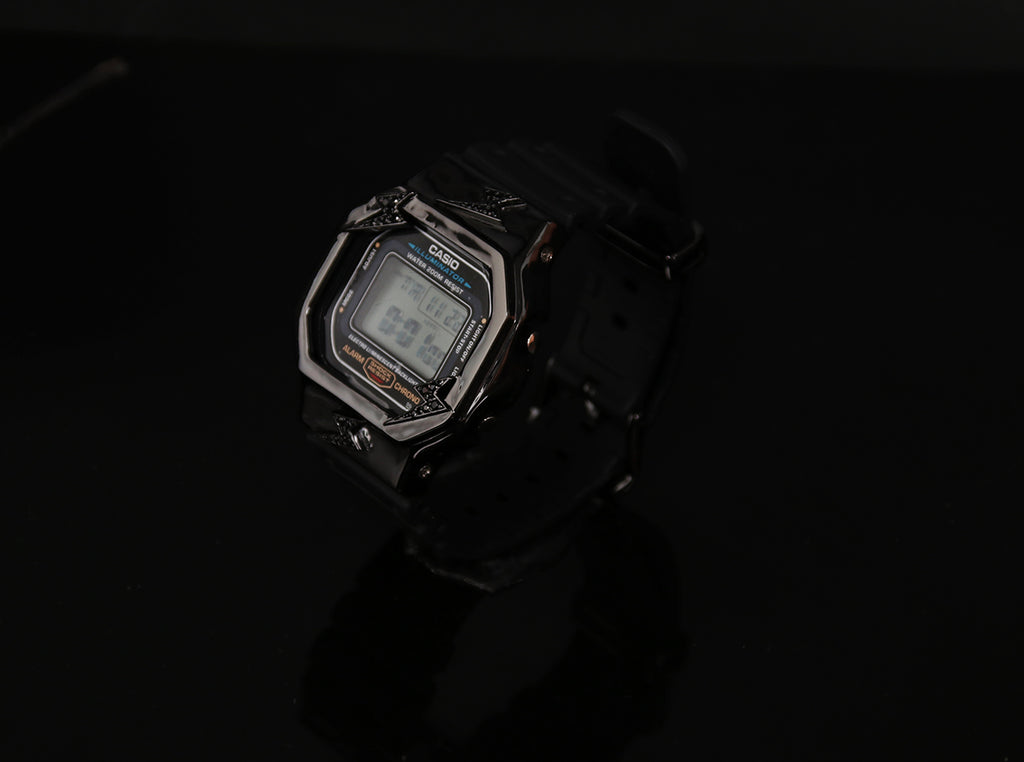 eyefunny gshock casio watch custom part bezel diamond ginza jbalvin