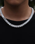 halo iced baguette travis chain canary diamond necklace chain bracelet cheapest asap rocky vlone