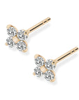 diamond stud earrings yellow gold vvs ifandco custom jewelers 