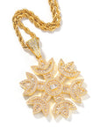Quavo Gifts Saweetie A $75K Iced Snowflake pendant necklace chain free vvs diamond girl my type