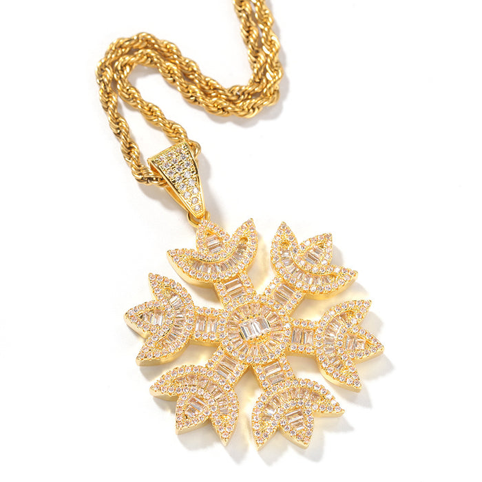 Quavo Gifts Saweetie A $75K Iced Snowflake pendant necklace chain free vvs diamond girl my type