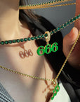 buy enamel green bottega veneta 333 pendant necklace chain netaporter farfetch luxury designer jewelry custom high fashion 