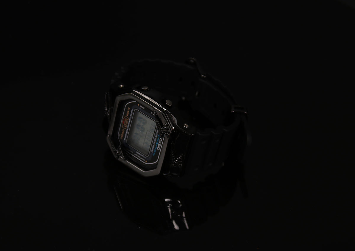 eyefunny gshock 5600 bezel custom case watch diamond farfetch