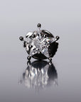 eyefunny star diamond stud earring white gold yellow gold jbalvin nigo
