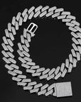 20mm curb cuban link three row highest quality gold diamond vvs ifandco icebox on lil uzi vert playvboi carti