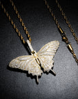 cuban link chian necklace pendant free matching chain affordable hip hop jewelry best gold diamond vvs icebox ifandco