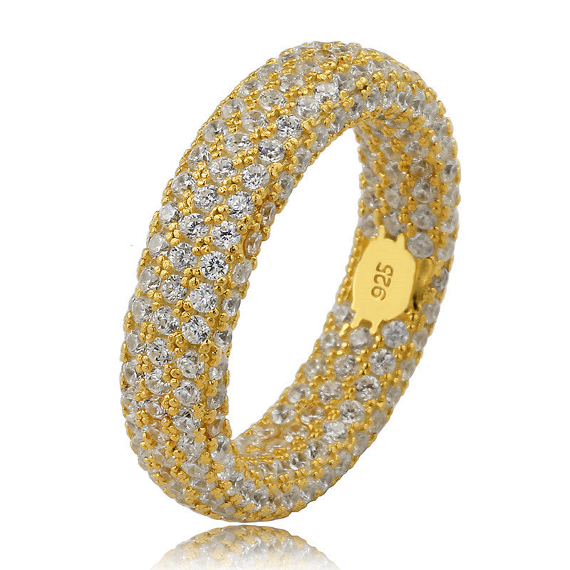 925 vermil gold silver engagement ring harry winston free shipping vvs diamond