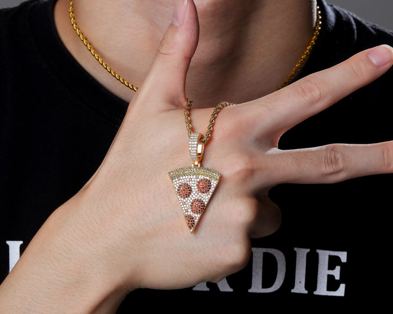 icebox pizza ifandco penant necklace chin cuban links tennis links diamond buy cheap