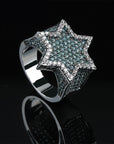 Two tone star ring