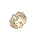 C de cartier ring baguette cc logo vintage diamond baguette ring AP royal oak rolex matching ring watches luxury rare 