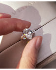 asap rocky pear diamond ring unique three stone engagement ring jeweler vvs 