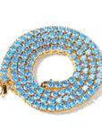 tyler the creator topaz blue tennis links chain buy tyler jewelry ice bling floweboy frank ocean