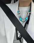 EVAE+ MOB Smiley Pearl Necklace SALUTE from Japan asap rocky vlone ian conner