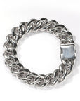 15mm cuban link necklace chain in baguette diamond White Gold Yellow Gold sterling silver hip hop jewelry cheap best quality custom made