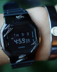 eyefunny gshock casio watch custom part bezel diamond ginza jbalvin