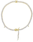 Dragon diamond tennis link choker White Gold shopgld ifandco diamond custom hip hop jewelry jewelers custom hollywood nba